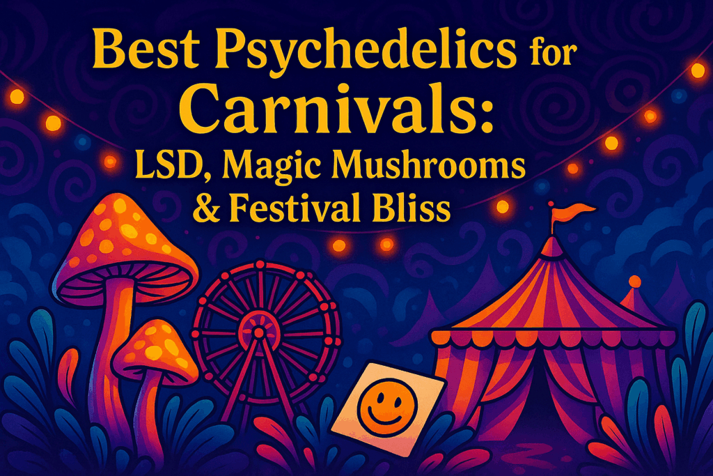 Best Psychedelics for Carnivals- LSD, Magic Mushrooms & Festival Bliss TP