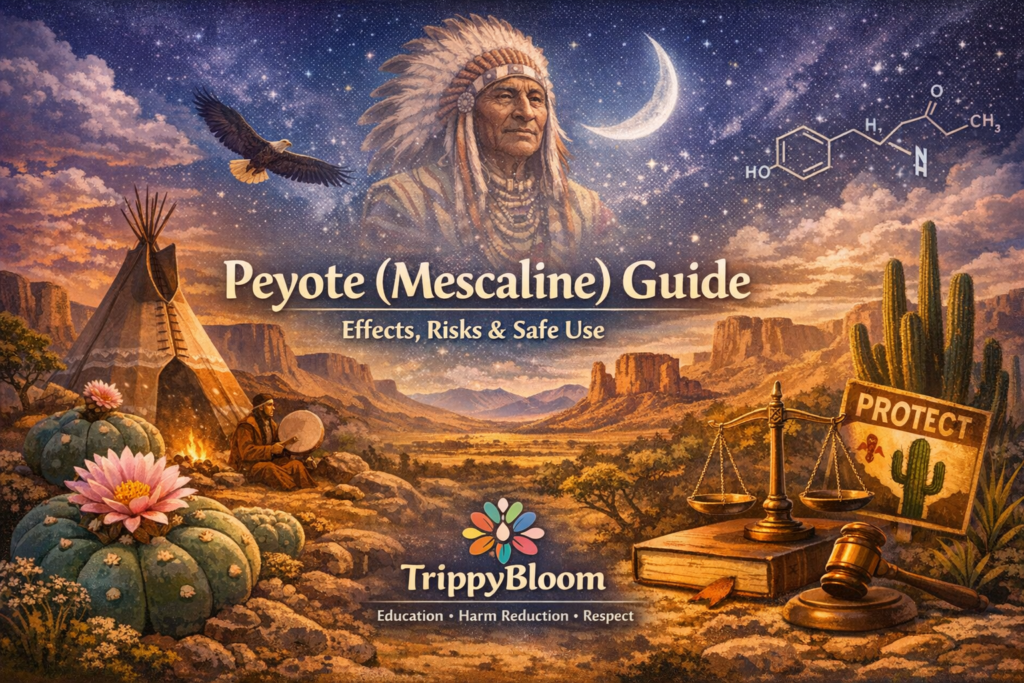 peyote, peyote mescaline guide, peyote cactus information, what is peyote, peyote effects explained, mescaline effects guide, peyote harm reduction, peyote safety information, peyote risks and side effects, peyote duration timeline, mescaline duration effects, peyote trip length, peyote onset peak comedown, peyote experience overview, peyote psychedelic effects, mescaline psychedelic guide, peyote vs mushrooms, peyote vs lsd, mescaline vs psilocybin, mescaline vs lsd comparison, peyote spiritual use, peyote traditional use, peyote cultural significance, peyote native american history, peyote ceremonial use, peyote religious context, peyote sacrament meaning, peyote nausea side effects, peyote physical effects, peyote mental effects, peyote emotional effects, peyote visuals description, peyote introspection effects, peyote challenging experiences, peyote bad trip information, peyote anxiety risk, peyote mental health risks, peyote psychosis risk, peyote bipolar risk, peyote set and setting, peyote safety checklist, peyote trip sitter importance, peyote preparation guide, peyote harm reduction tips, peyote safe environment, peyote integration practices, peyote afterglow effects, peyote integration guide, peyote journaling integration, peyote reflection practices, peyote microdosing information, peyote microdose guide, mescaline microdosing explained, peyote microdose risks, peyote microdose benefits claims, peyote dosage basics, peyote dosing variability, peyote potency variation, peyote mescaline content, peyote dried vs fresh, peyote dosage uncertainty, peyote equivalents explanation, mescaline dose ranges, peyote light moderate strong effects, peyote intensity levels, peyote long duration warning, peyote full day commitment, peyote hydration safety, peyote substance mixing risks, peyote alcohol interaction, peyote medication interaction, peyote legal status overview, peyote legality united states, peyote native american church law, peyote religious exemption law, peyote decriminalization cities, peyote legal risks, peyote law changes warning, peyote international legality, peyote conservation concerns, peyote endangered cactus, peyote overharvesting issues, peyote sustainability awareness, peyote ethical considerations, peyote cultural appropriation discussion, peyote respect indigenous traditions, peyote sacred plant education, peyote not recreational warning, peyote educational guide, peyote harm reduction education, peyote science overview, mescaline pharmacology overview, mescaline alkaloid information, peyote plant alkaloids, peyote whole plant effects, peyote variability explained, peyote unpredictability risks, peyote slow onset explanation, peyote long acting psychedelic, peyote natural psychedelic guide, peyote cactus species lophophora williamsii, lophophora williamsii mescaline, peyote cactus facts, peyote plant biology, peyote growth time years, peyote ecological impact, peyote habitat loss, peyote wild population decline, peyote protection laws, peyote ethical use discussion, peyote harm reduction checklist, peyote trip planning guide, peyote first time information, peyote beginner education, peyote realistic expectations, peyote myths vs facts, peyote scientific evidence limits, peyote anecdotal reports caution, peyote mental preparation guide, peyote intention setting, peyote emotional release effects, peyote symbolic visuals, peyote body load explanation, peyote stomach discomfort, peyote vomiting common, peyote physical strain warning, peyote endurance psychedelic, peyote cautionary guide, peyote respectful learning resource